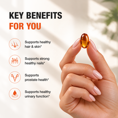 Revitalab® Pumpkin Seed Oil w/ Saw Palmetto & Biotin