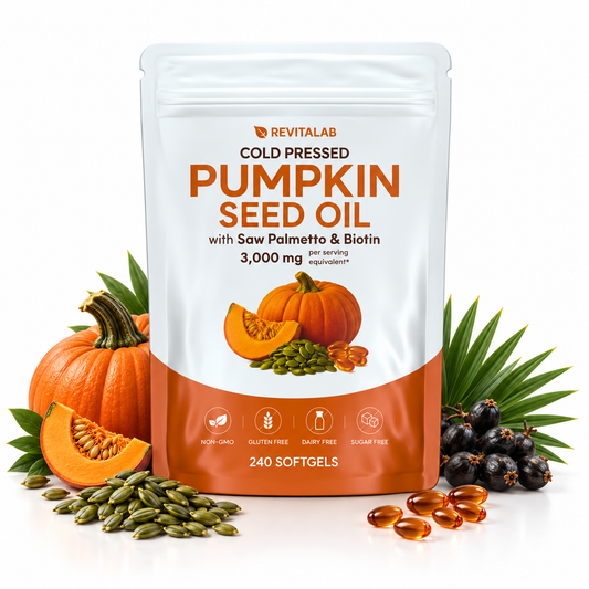 Revitalab® Pumpkin Seed Oil w/ Saw Palmetto & Biotin